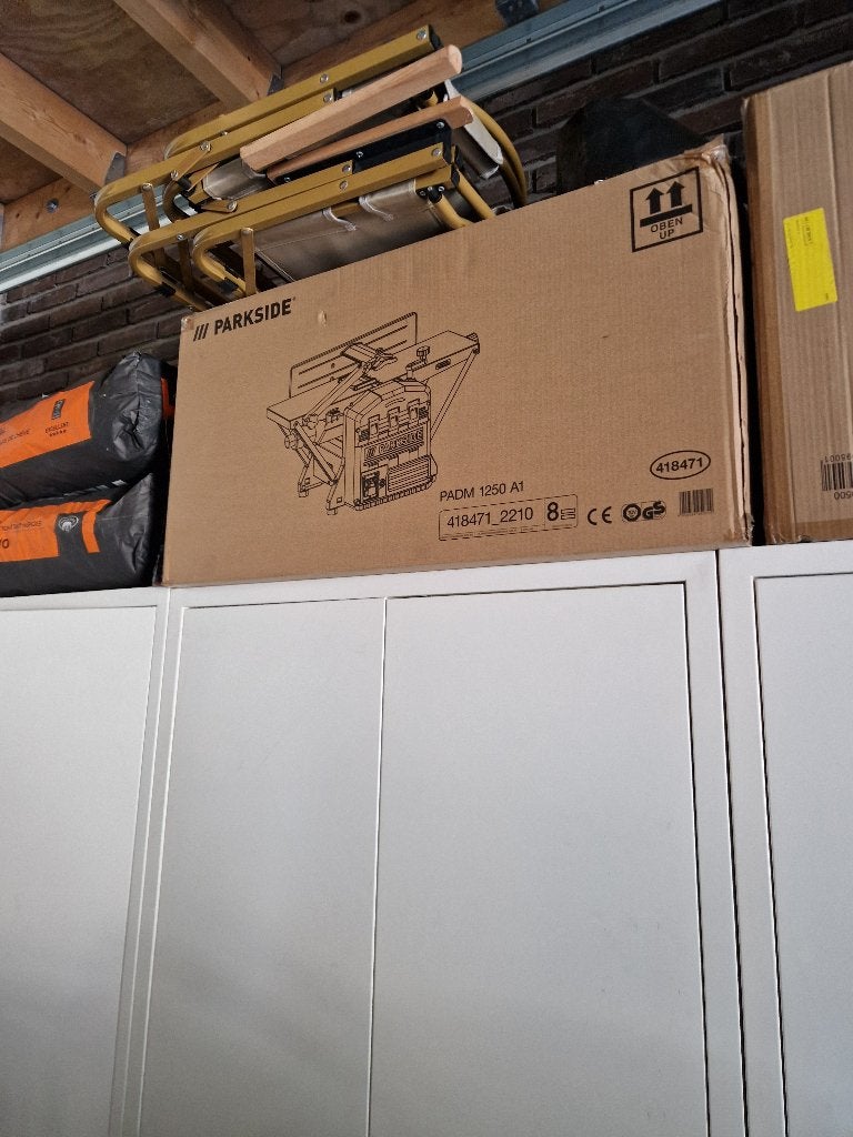 Parkside PADM 1250 A1 Vlak- en Vandiktebank, Doe-het-zelf en Verbouw, Schaafmachines, Ophalen, Nieuw, Elektrisch