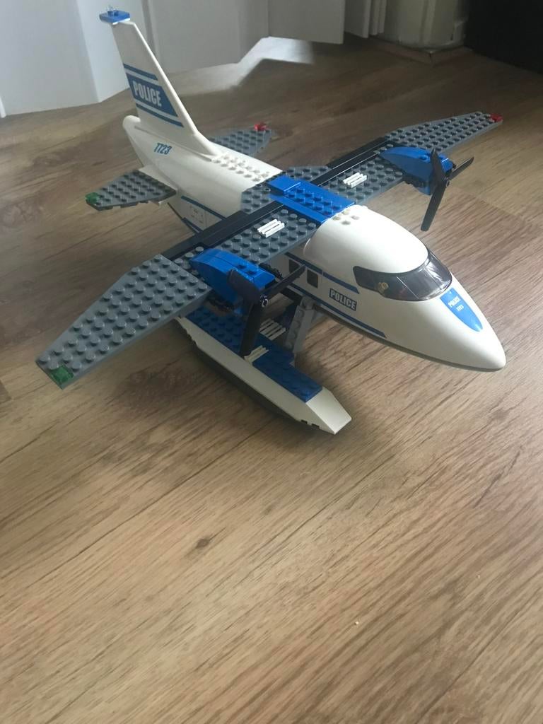 LEGO city politie watervliegtuig (oud lego), Ophalen of Verzenden, Zo goed als nieuw