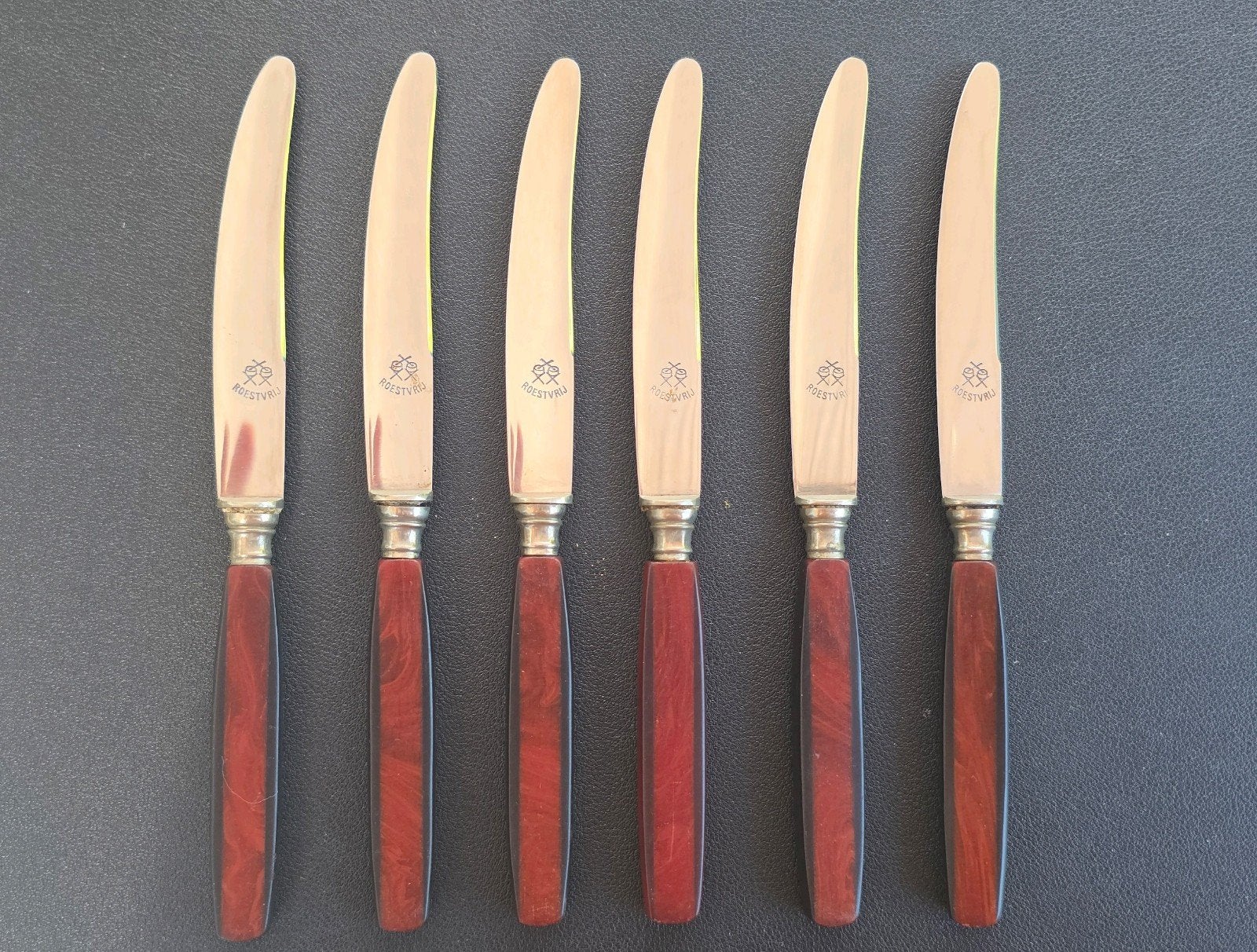 Raadvad Rustfri messen uit de jaren '50, Antiek en Kunst, Antiek | Bestek, Ophalen of Verzenden