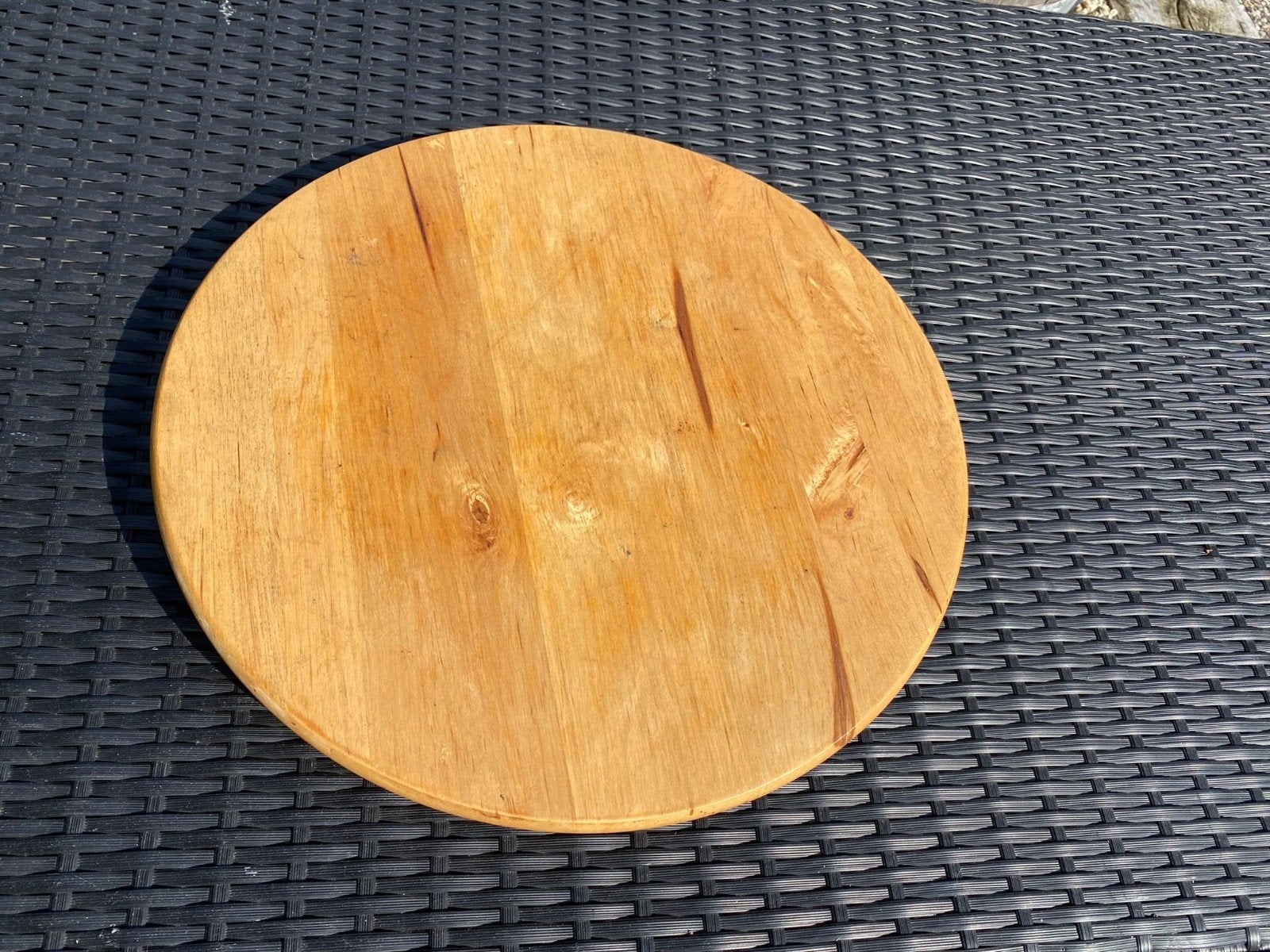 houten draaiplank serveerplank, Huis en Inrichting, Ophalen, Gebruikt