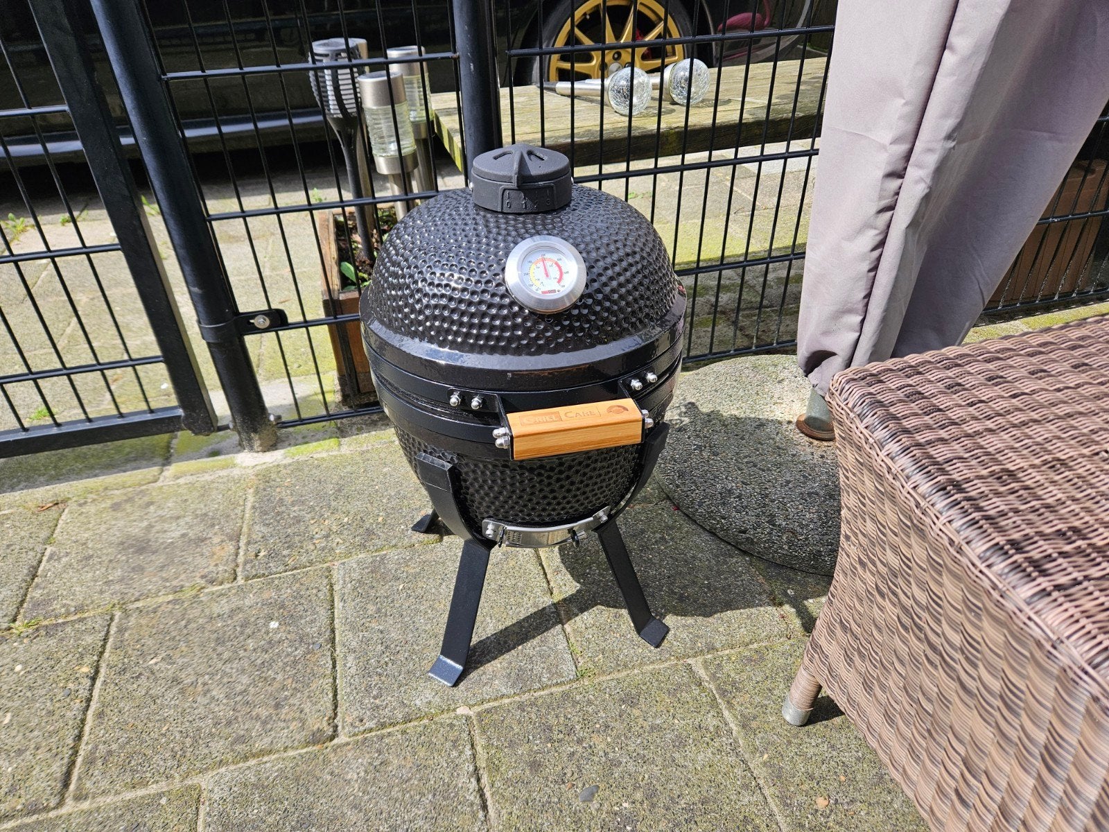 Grill care Kamado 14" met 2 accessoires,Nieuw in de doos, Tuin en Terras, Ophalen, Nieuw