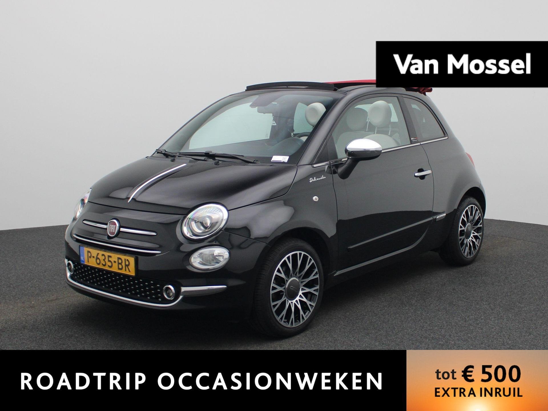 Fiat 500 C 1.0 Hybrid Dolcevita | Cruise Control | Digitaal, Auto's, 12 maanden, Stof, 40 €/maand, Euro 6