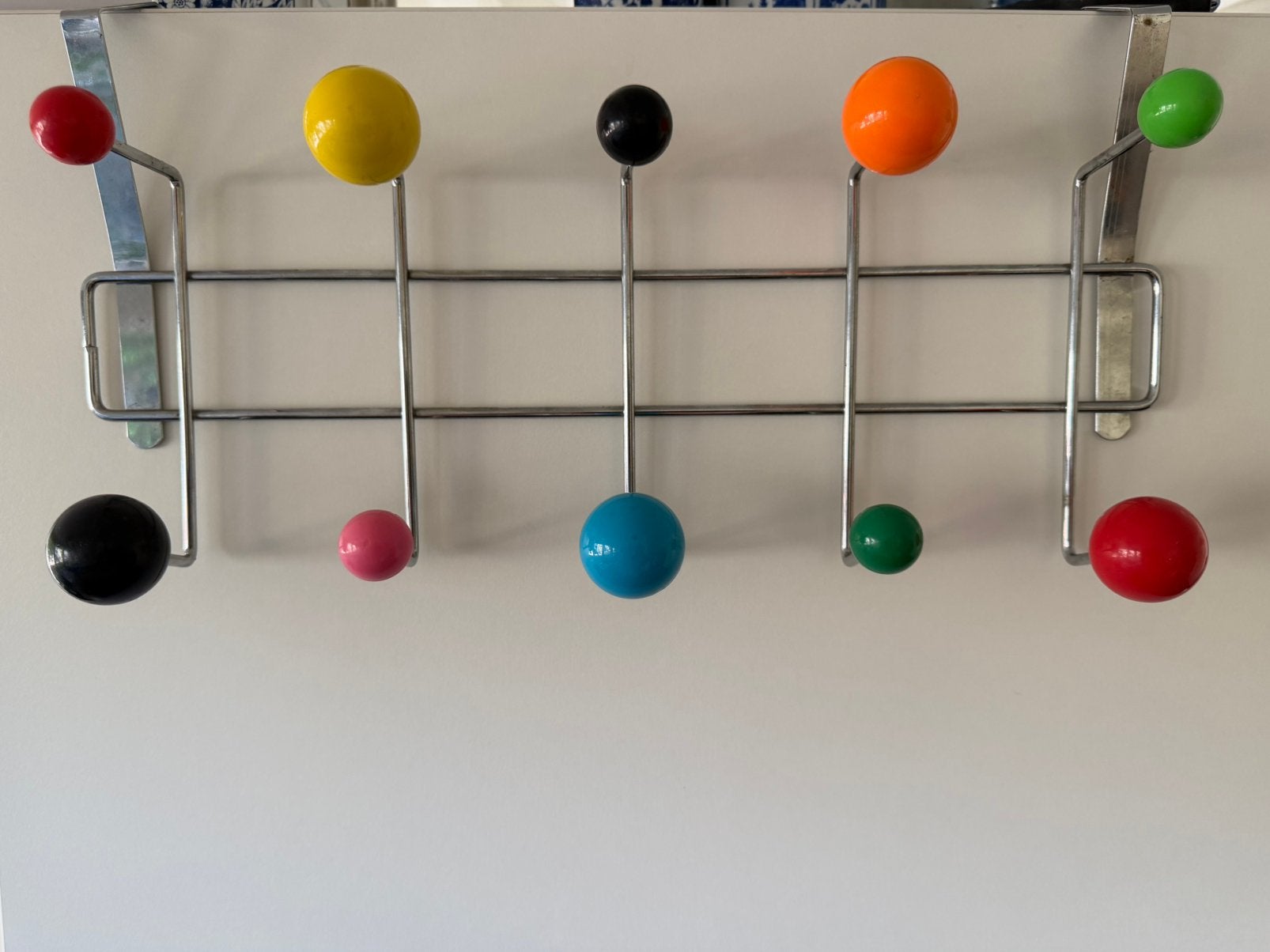 Spoetnik vintage kapstok Eames style, Wandkapstok, Verzenden, Zo goed als nieuw, Minder dan 100 cm