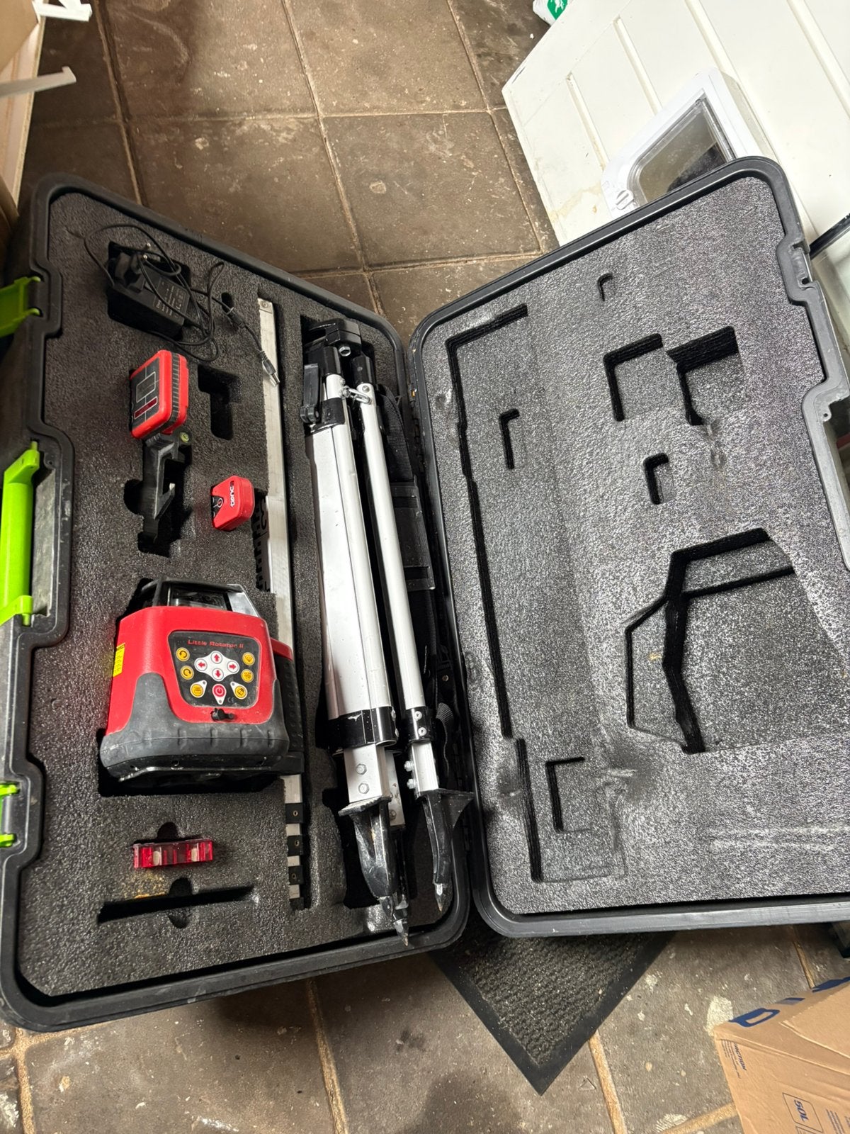 Tanc Co Rotatielaser & Kruislaser Set, Doe-het-zelf en Verbouw, Ophalen of Verzenden, Zo goed als nieuw