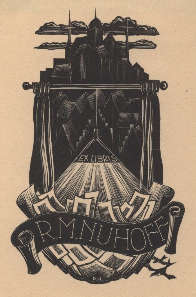 0290 Ex Libris Nederland : Dirk Govert van Luijn, 1944, Verzenden, Ex libris