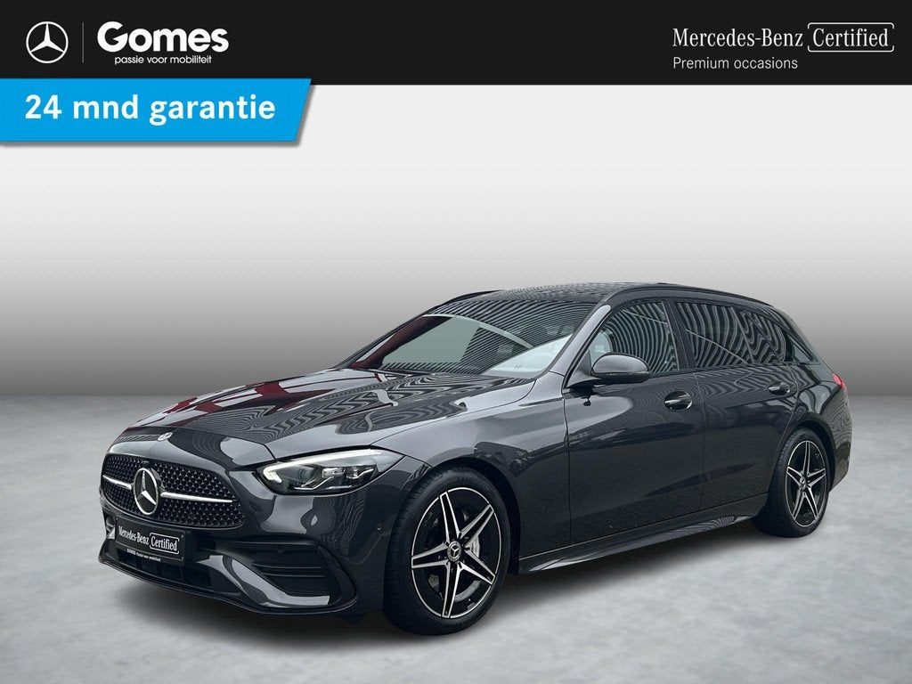 Mercedes-Benz C-klasse Estate 180 AMG Line | Trekhaak | Pano, Auto's, Mercedes-Benz, Automaat, 4 cilinders, Origineel Nederlands