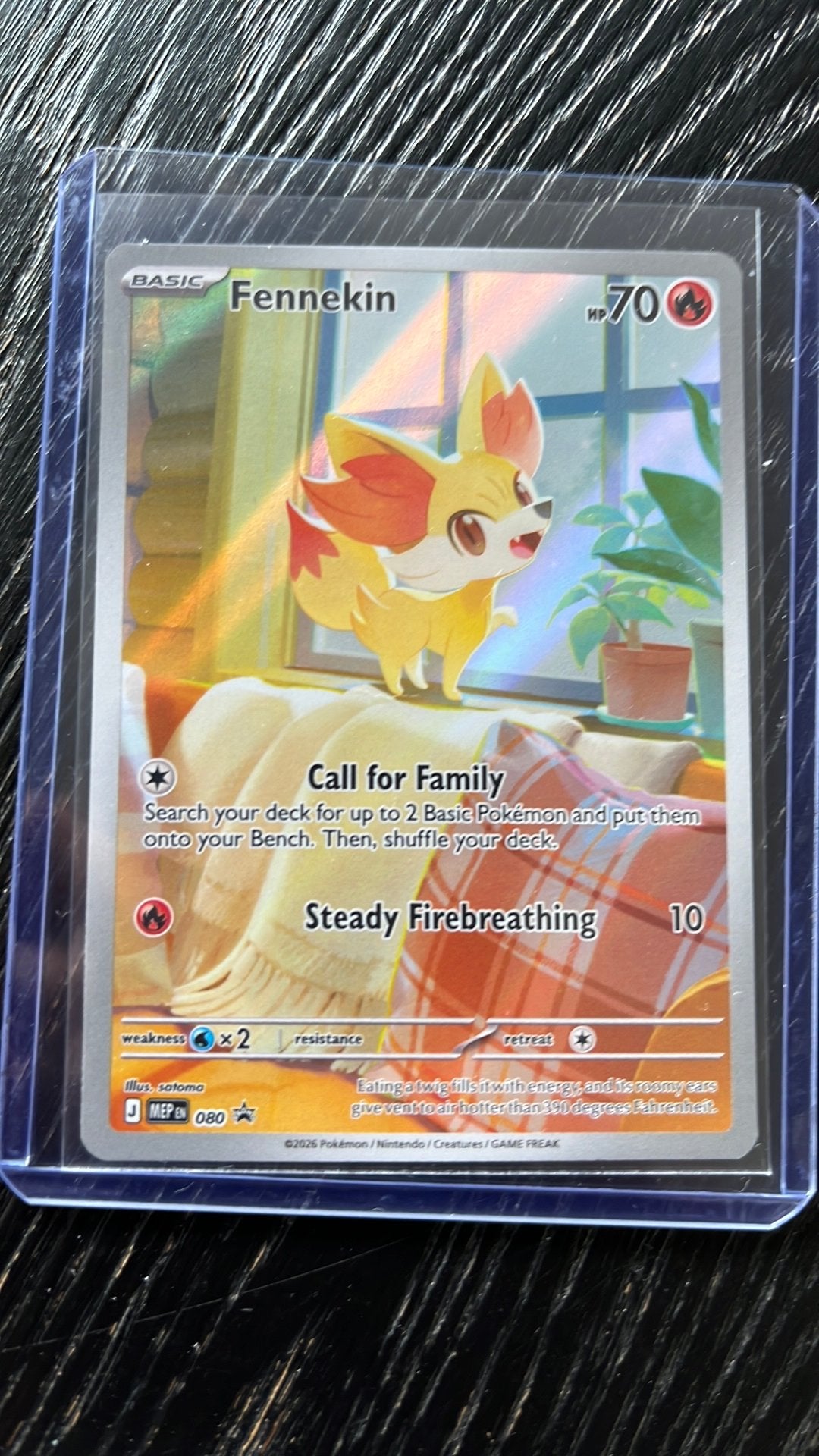 Fennekin MEP 080 Chaos Rising ETB promo, Ophalen, Zo goed als nieuw