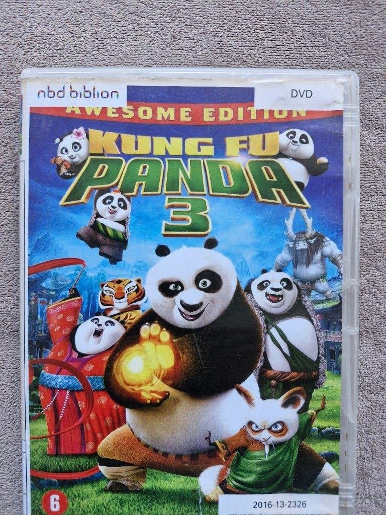 Dvd Kung fu panda 3, Gebruikt, Tekenfilm, Amerikaans, Ophalen of Verzenden