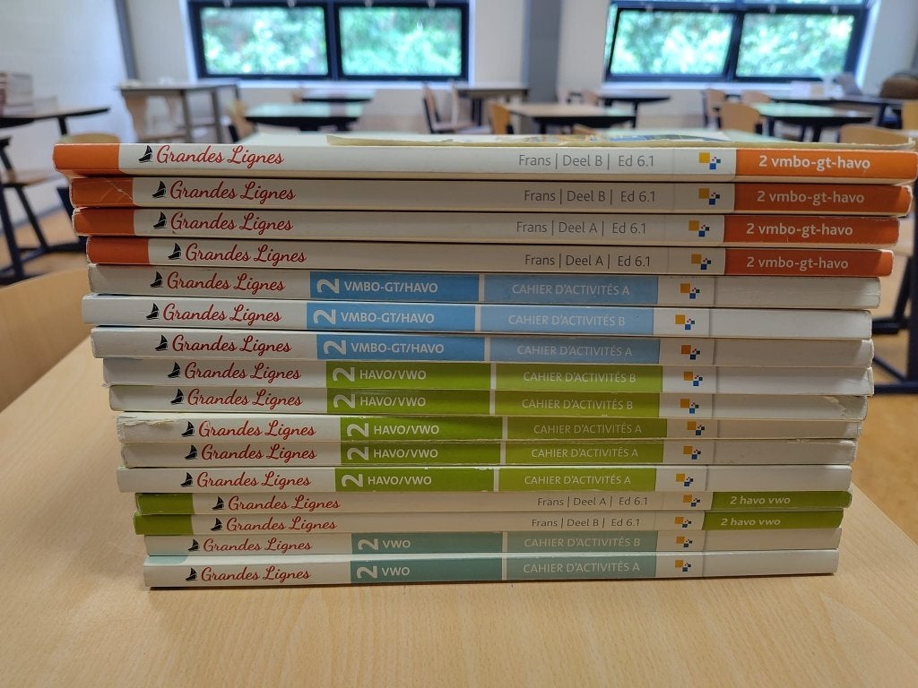 schoolboeken Grandes Lignes 6e en 6.1 editie onderbouw, Frans, Noordhoff Uitgevers, Overige niveaus, Ophalen