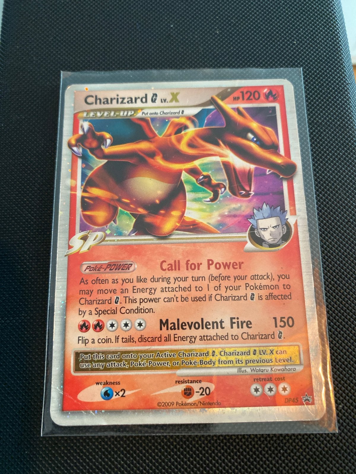 Charizard LV.X Pokémon Kaart - Zeer Zeldzaam, Ophalen of Verzenden, Gebruikt, Losse kaart, Foil