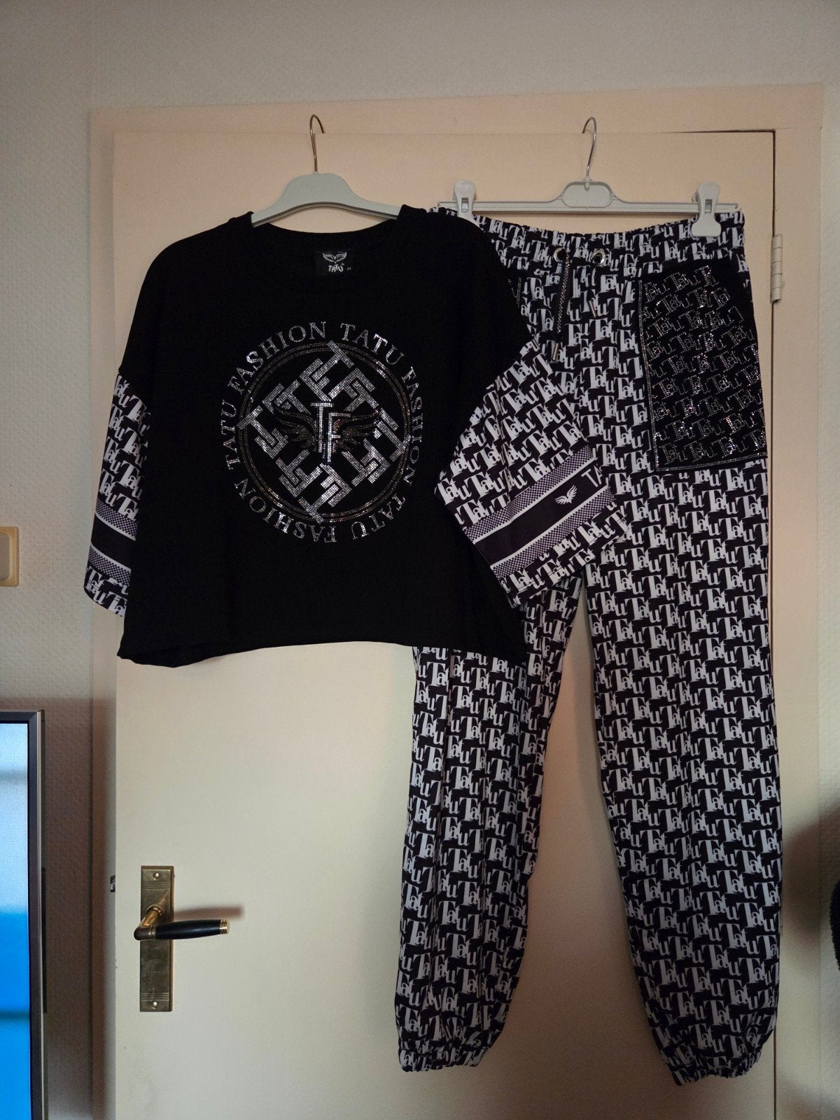 Dames pak, Kleding | Dames, Huispakken, Zwart, Maat 42/44 (L), Nieuw, Ophalen of Verzenden