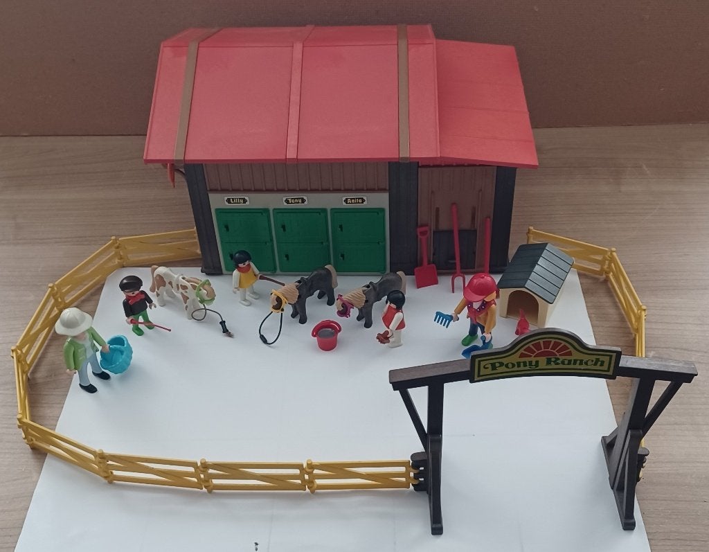 playmobil ponyranch, Verzenden, Gebruikt, Complete set