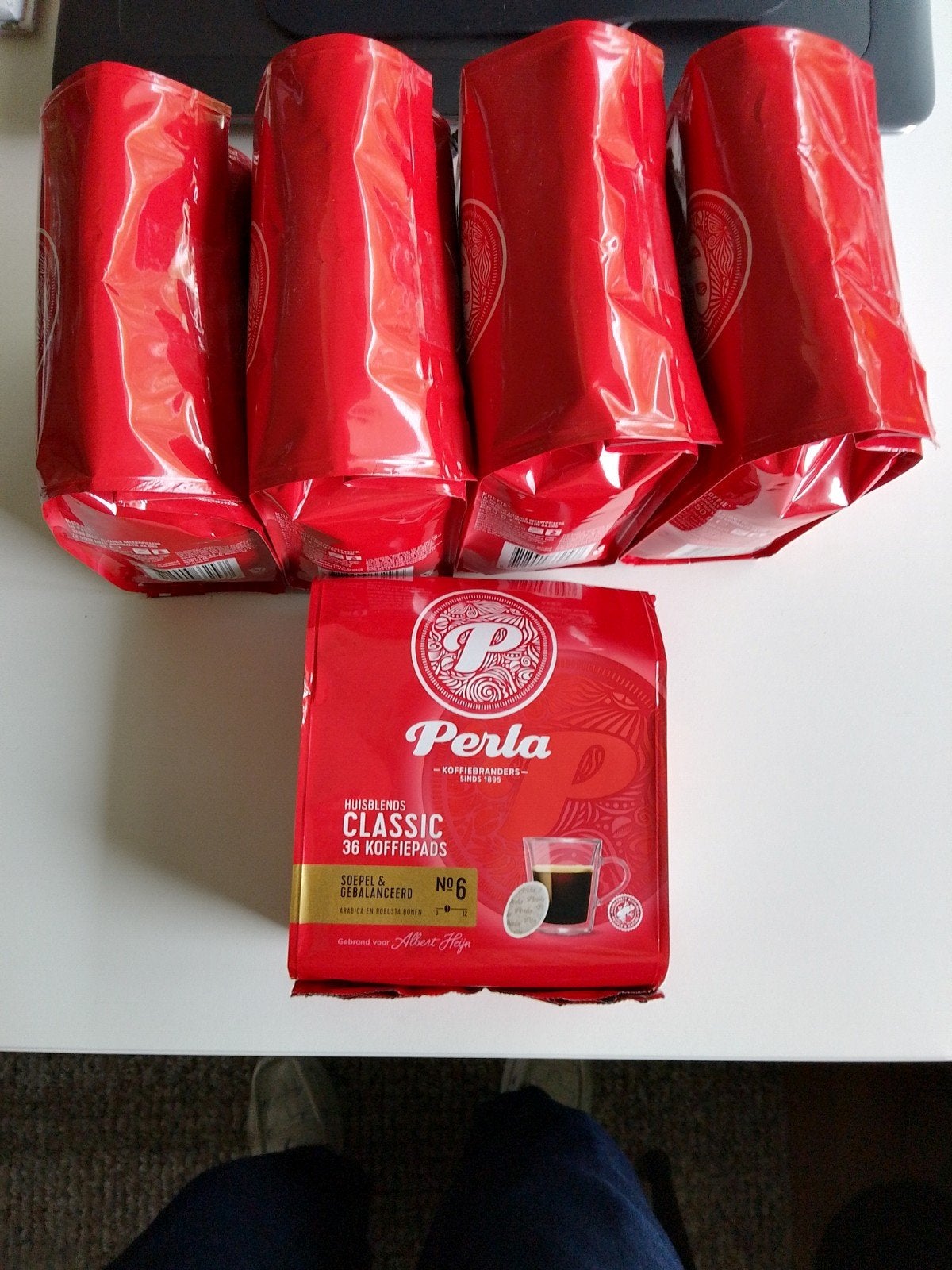Perla Huisblends Classic Koffiepads - 5x36 stuks, Koffiepads en cups, Overige modellen, 10 kopjes of meer, Nieuw