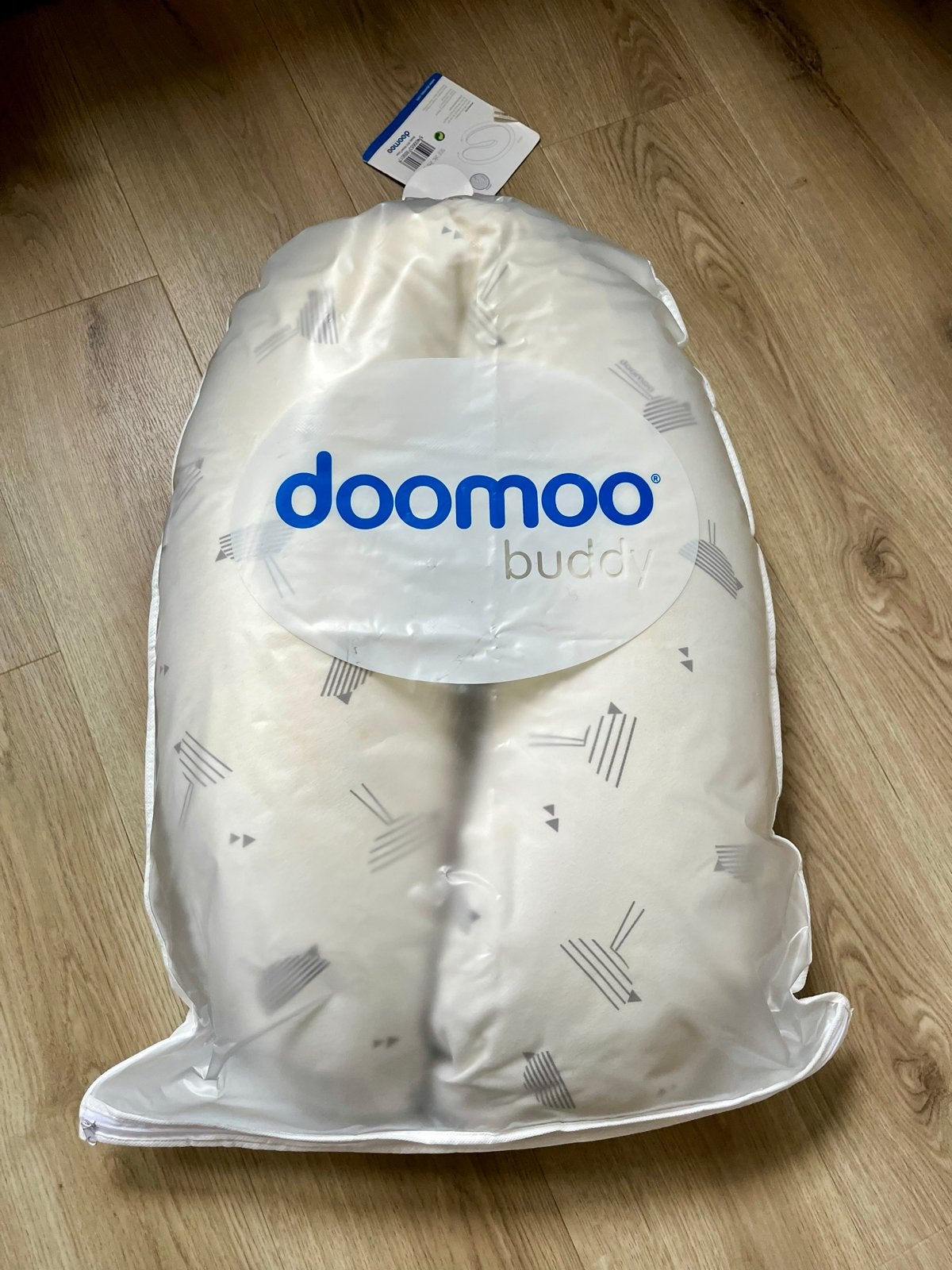 Doomoo Buddy voedingskussen - Wit/Taupe, Ophalen, Gebruikt