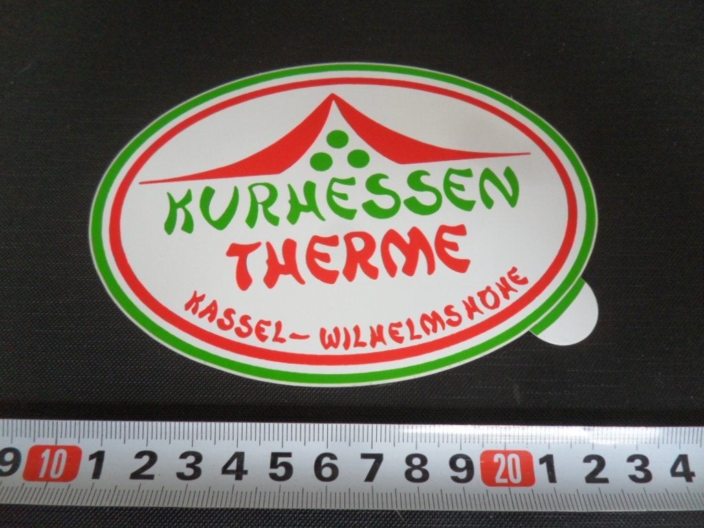 sticker Kurhessen Therme Kassel - Wilhelmshöhe, Ophalen, Zo goed als nieuw