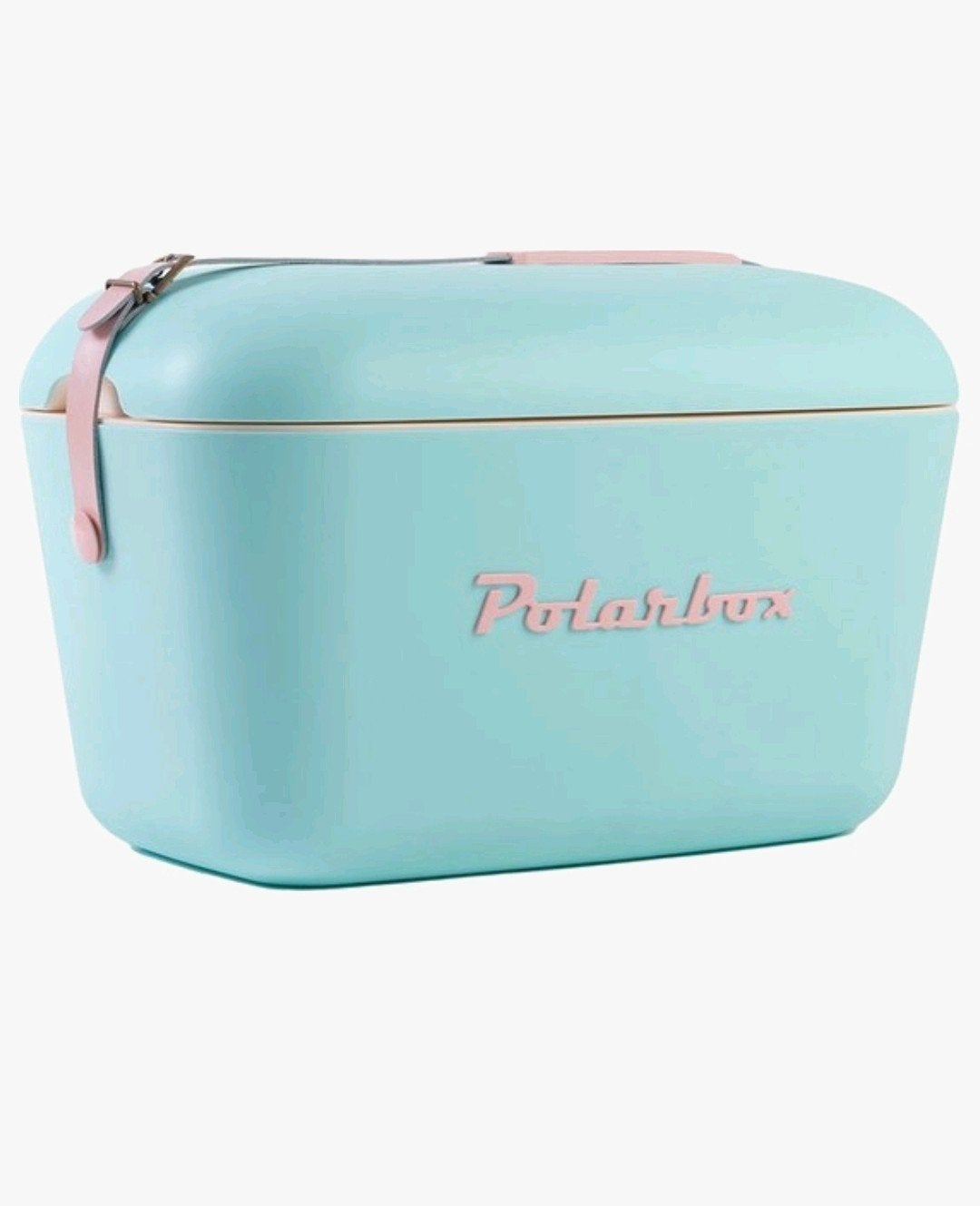 Polarbox Koelbox 20L - Mintgroen met Roze Details, Ophalen, Zo goed als nieuw, Koelbox, Koelelement