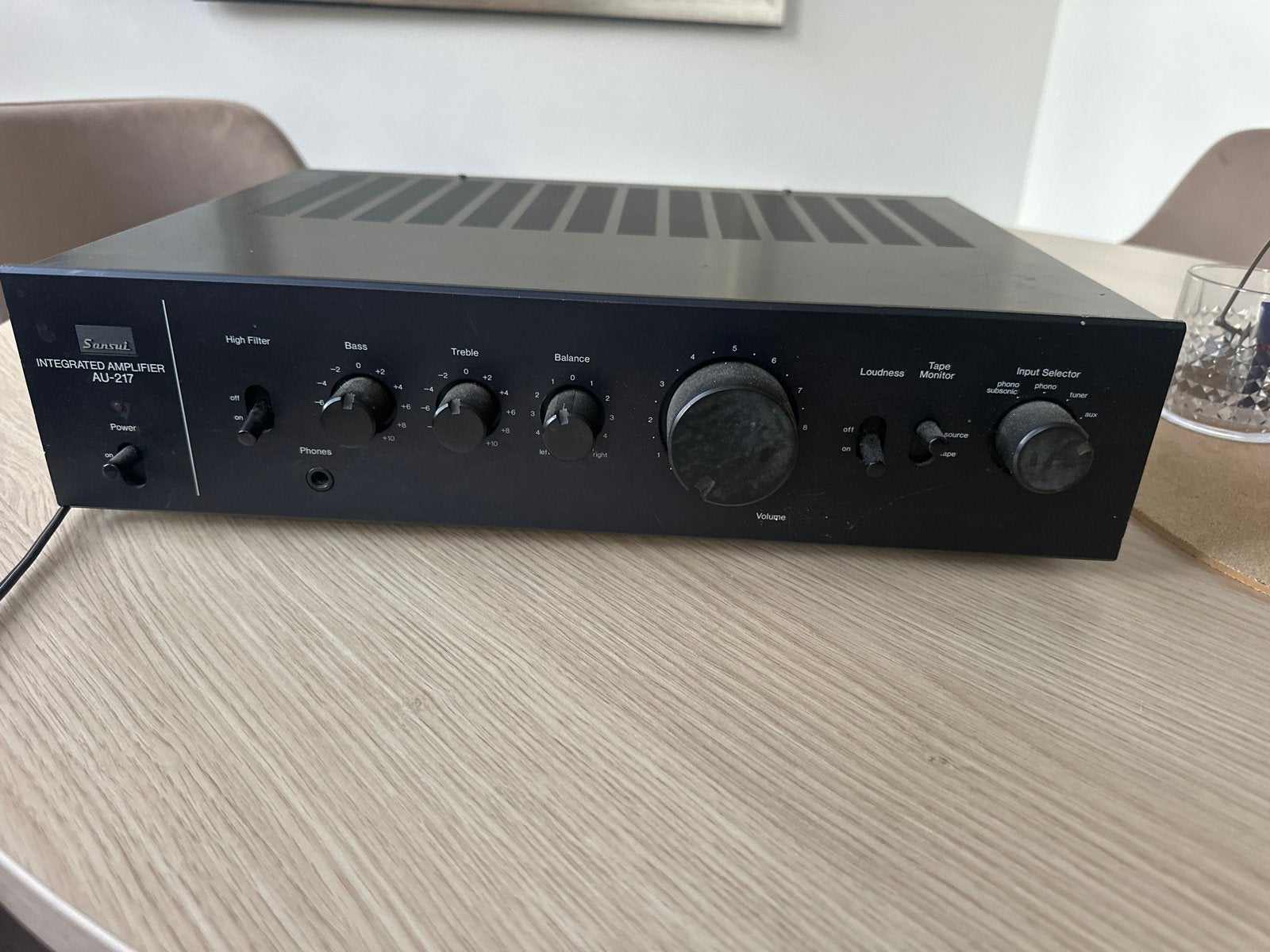 Sansui AU-217 Geïntegreerde Versterker, Audio, Tv en Foto, Overige merken, Gebruikt, Ophalen of Verzenden, 60 tot 120 watt