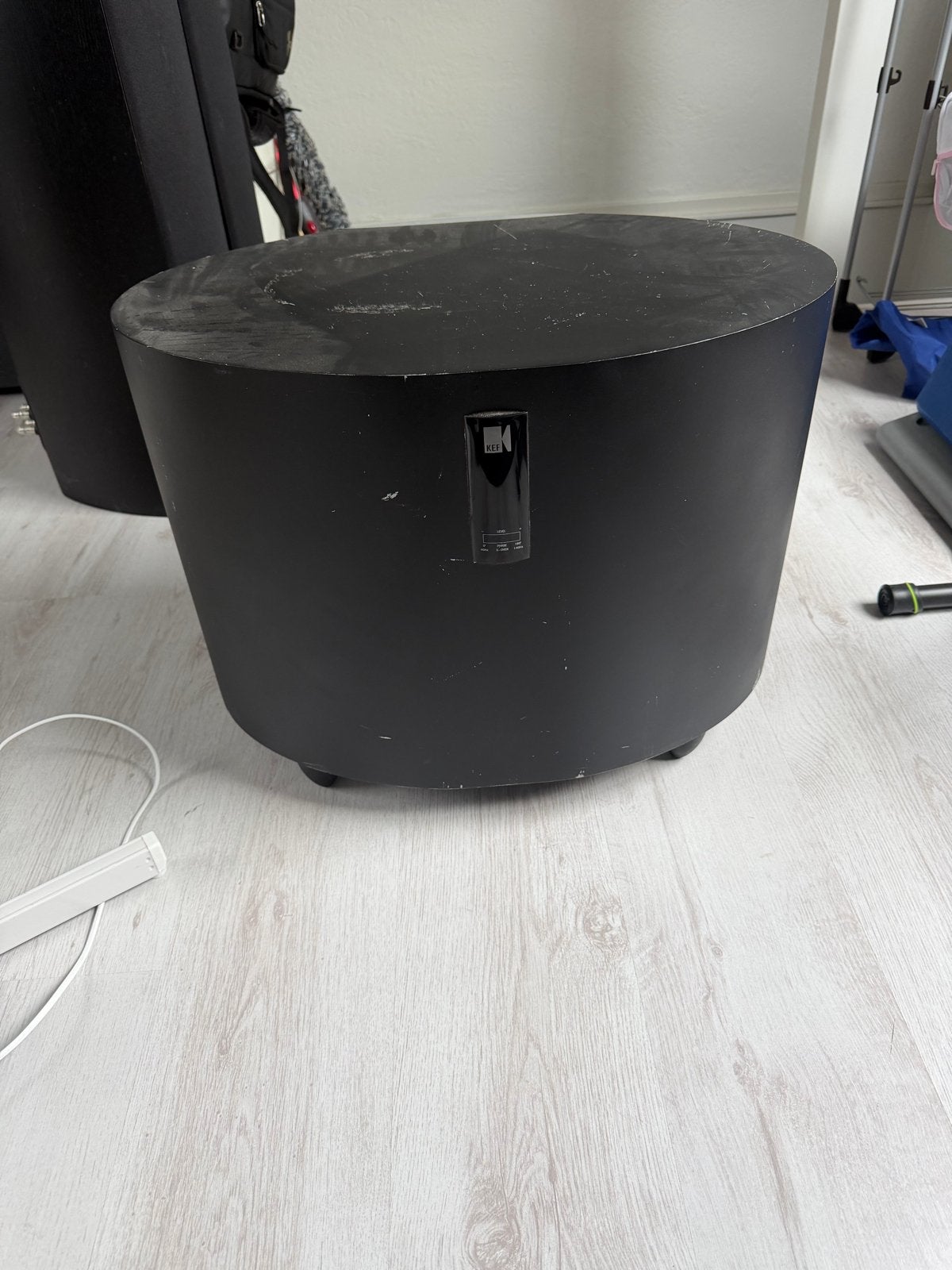KEF PSW 3500 Subwoofer - Krachtige Bass voor Thuisbioscoop, Ophalen, Gebruikt, Subwoofer, Geschikt voor surround/home cinema