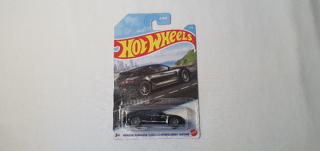Hot Wheels Porsche Panamera Turbo S E-Hybrid zwart, Ophalen of Verzenden, Nieuw, Auto
