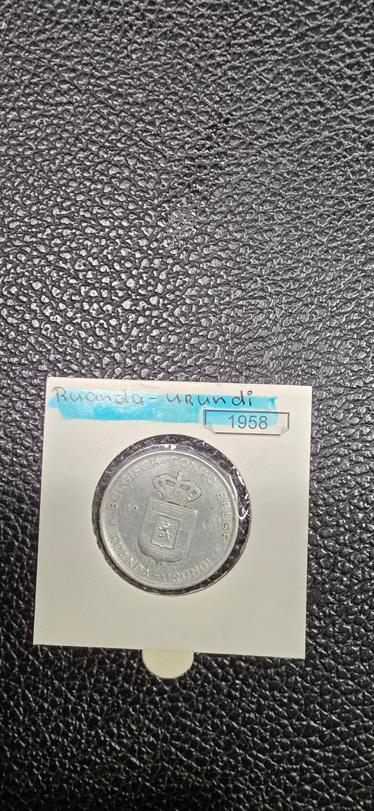 Belgisch congo 5 frank 1958, Ophalen of Verzenden, Overige landen