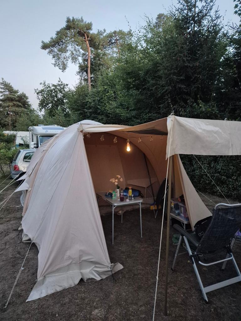 Karsten tent 400, Caravans en Kamperen, Tenten, Ophalen, Gebruikt