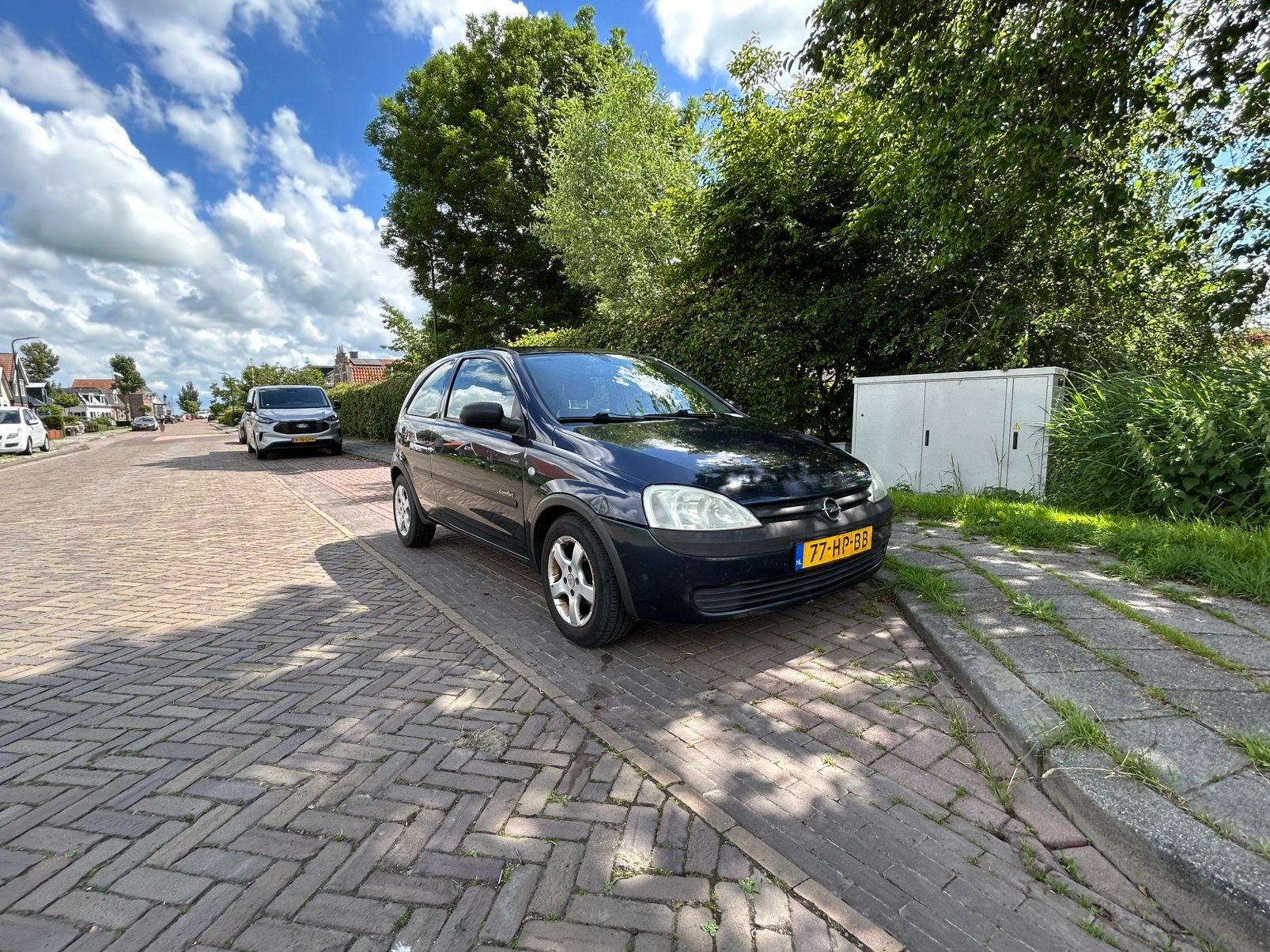 Opel Corsa 1.2 16V 3D 2001 Blauw, Voorwielaandrijving, 450 kg, 74 pk, 31 €/maand