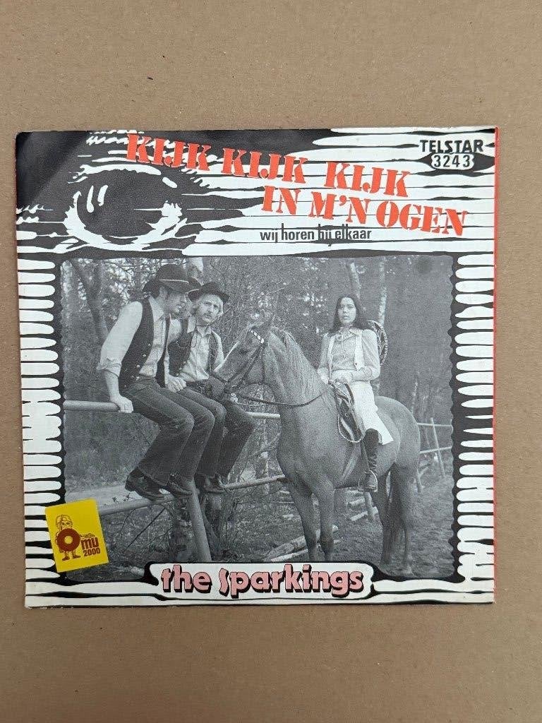 The Sparkings - Kijk kijk kijk in mn ogen - Piraten topper, Cd's en Dvd's, Vinyl | Nederlandstalig, Gebruikt, Levenslied of Smartlap