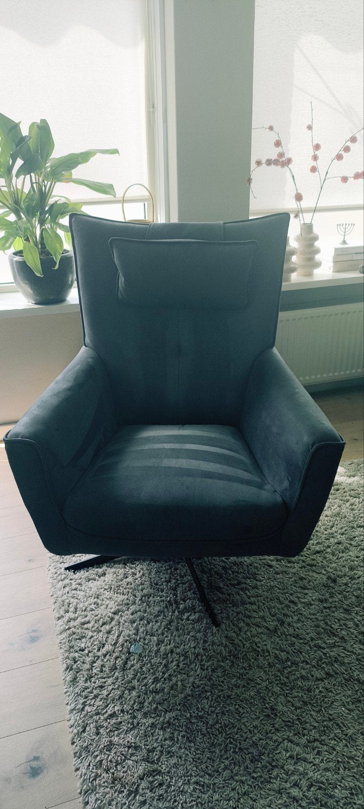Prachtige draaistoel, Ophalen, Minder dan 75 cm, Zo goed als nieuw, 75 tot 100 cm