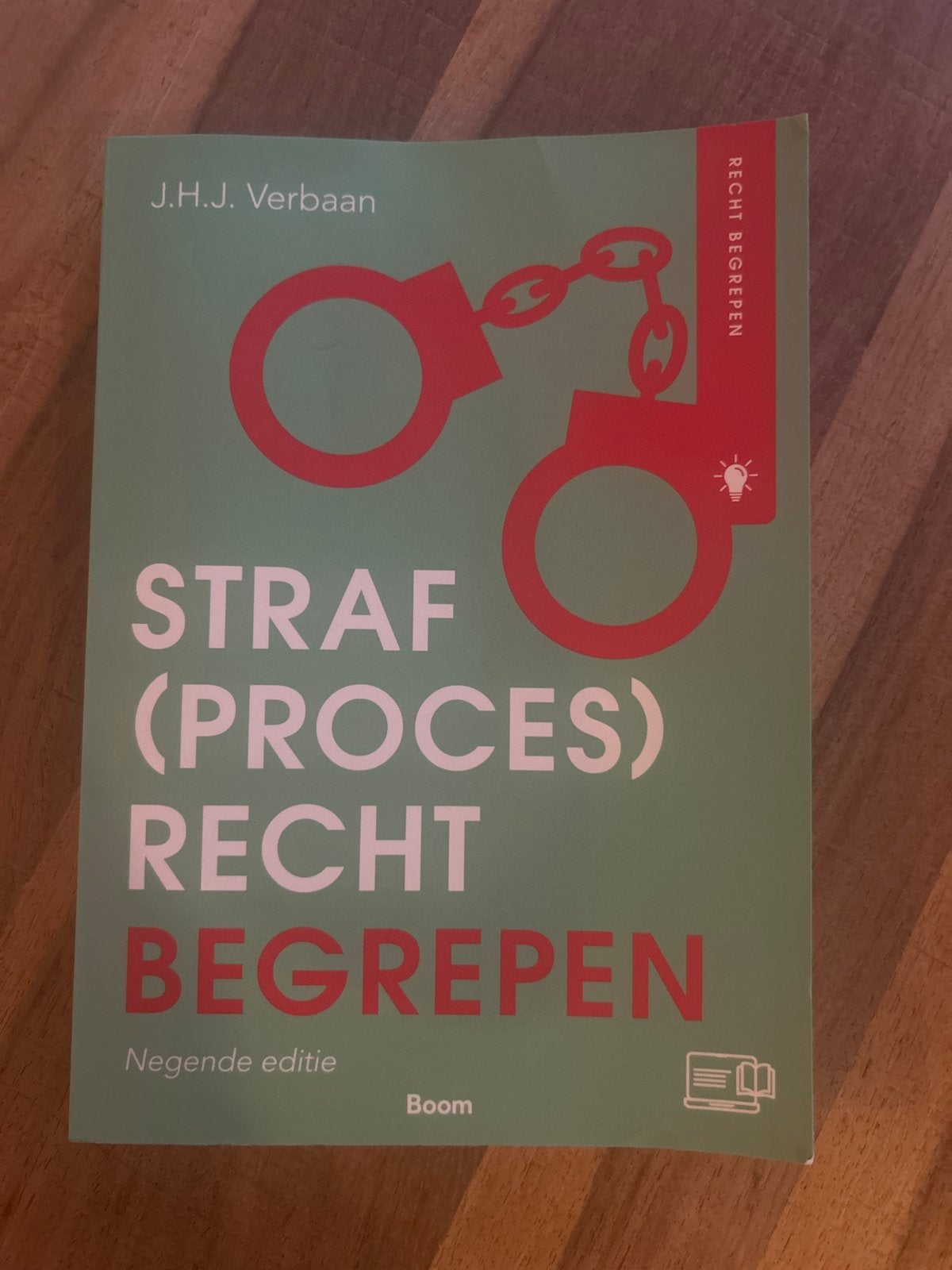 Straf(proces)recht Begrepen - 9e editie J.H.J. Verbaan, Ophalen of Verzenden, Gamma, Zo goed als nieuw, HBO