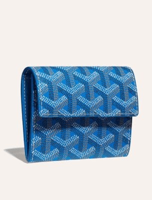 GoYard portemonnee blauw, Overige merken, Leer, Blauw, Nieuw