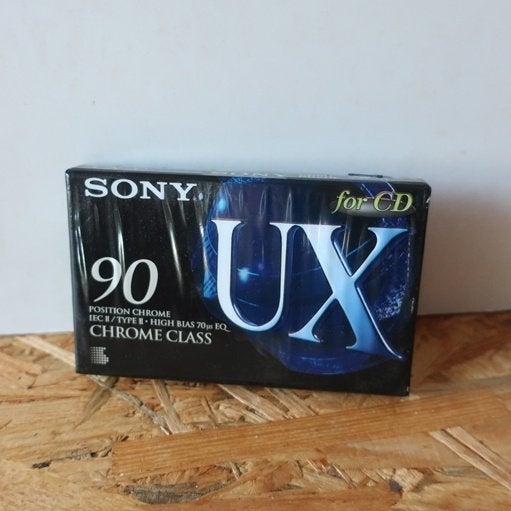 SONY UX 90 cassette bandje Chrome Class nieuw in seal, Overige genres, 1 bandje, Ophalen of Verzenden, Nieuw in verpakking