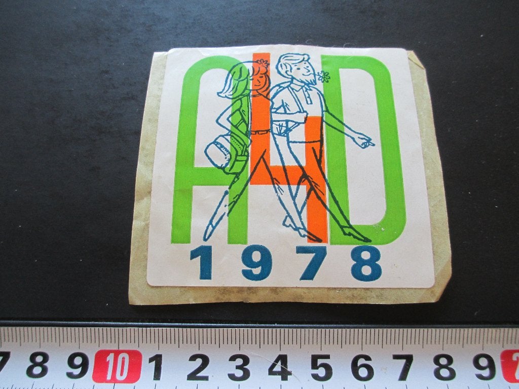 sticker A4D 1978 avondvierdaagse wandelsport, Verzamelen, Ophalen, Zo goed als nieuw