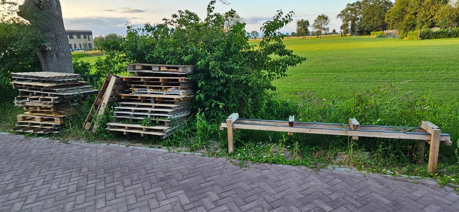 Gratis houten pallets, Ophalen, Gebruikt, 50 mm of meer, Pallet