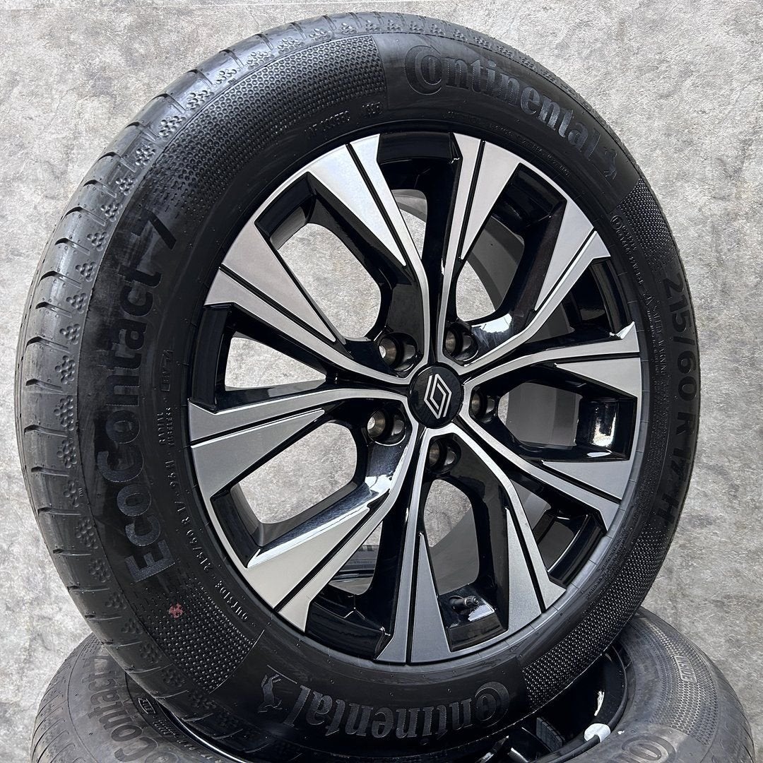 17 inch originele velgen + zomerbanden Renault Captur Arkana, Auto-onderdelen, -, -, Banden en Velgen, 17 inch