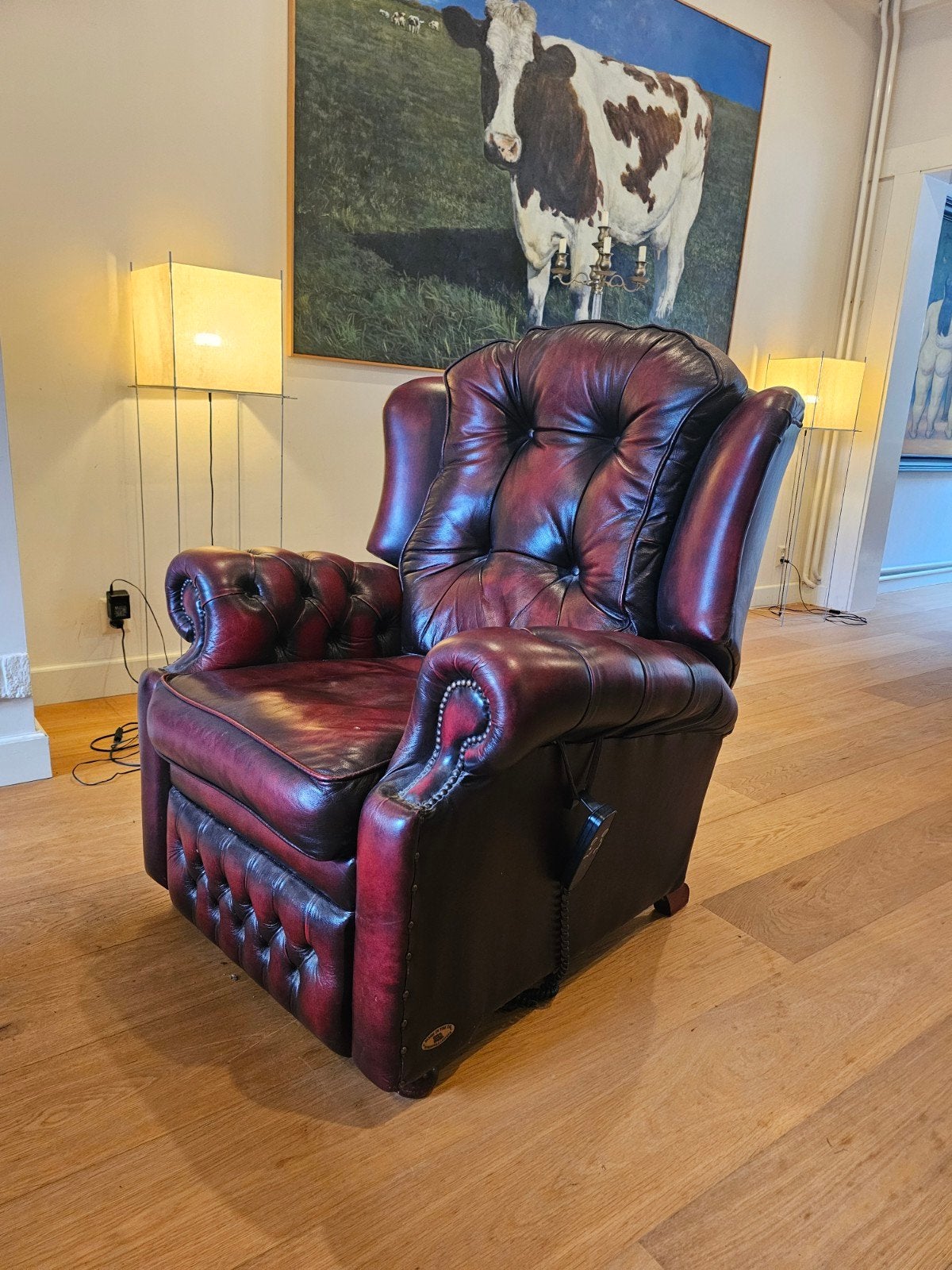 Chesterfield Suzanne Relax Chair, Huis en Inrichting, Ophalen, Zo goed als nieuw, 75 tot 100 cm
