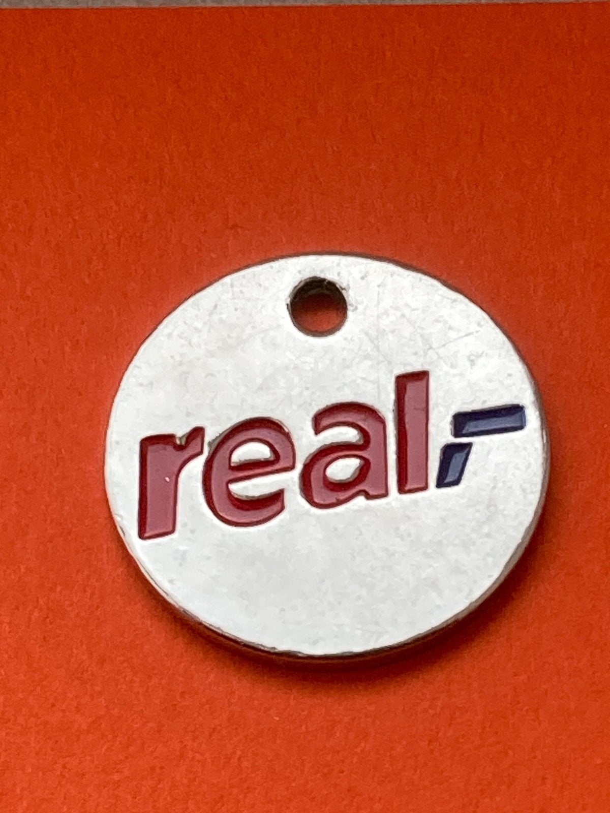 Winkelwagenmuntje REAL, Ophalen