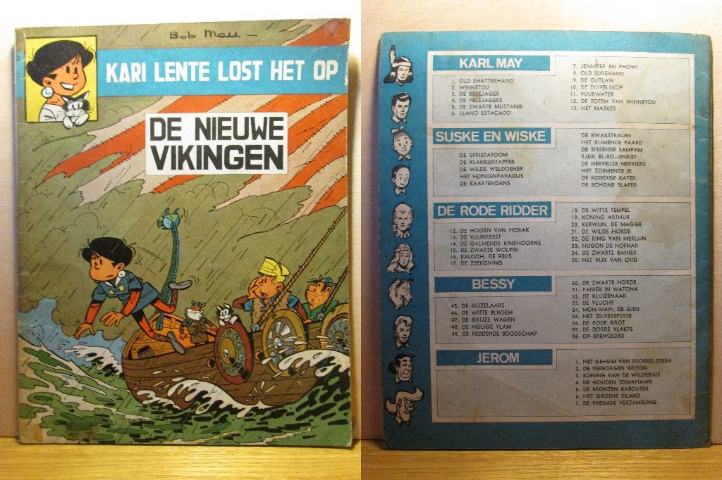 Kari Lente, 5x (SC), Meerdere stripboeken, Ophalen of Verzenden, Gelezen, Bob Mau