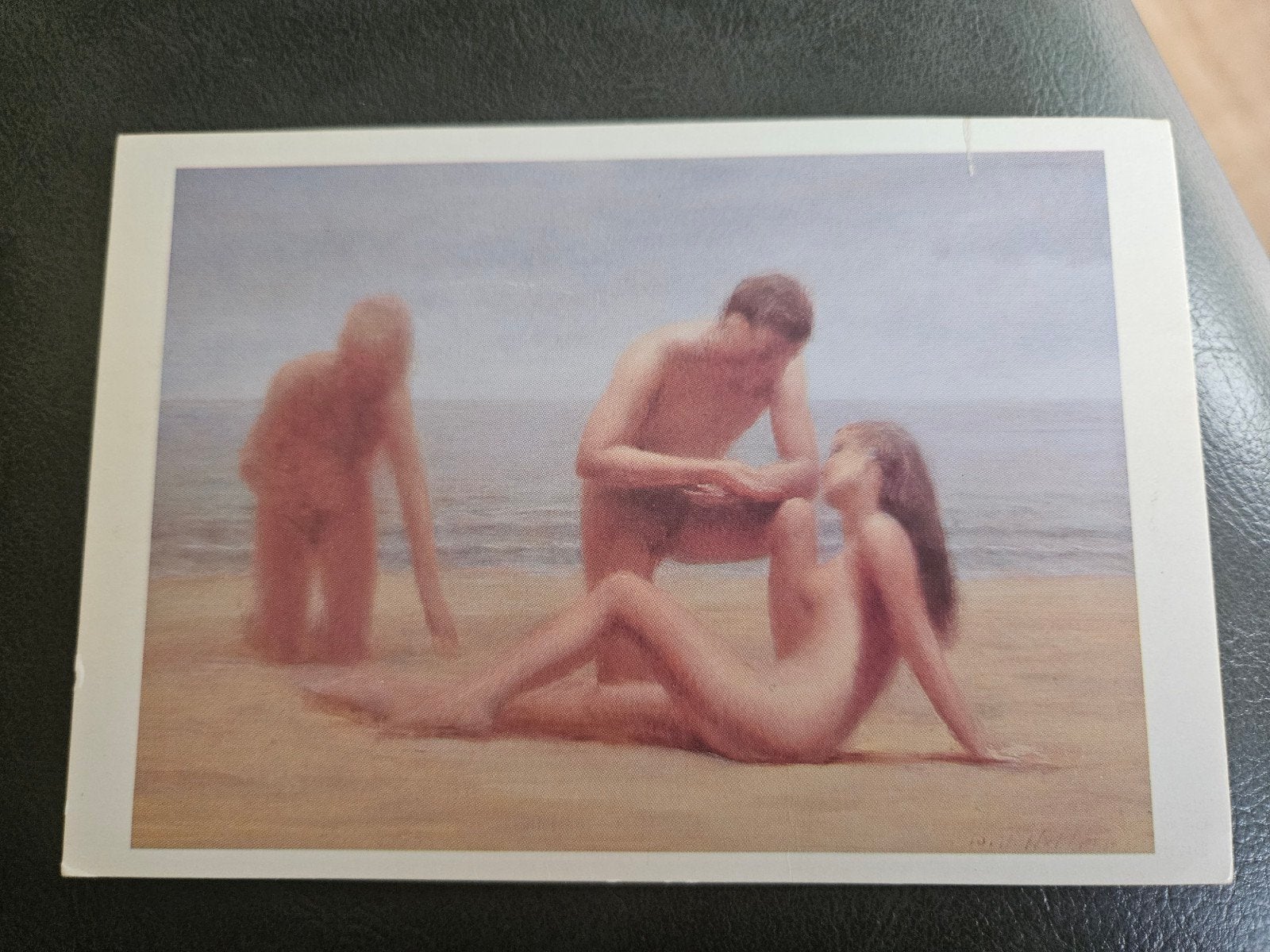 Bloot dame  "Beach" door Harry Holland, 1981, Ophalen of Verzenden, 1980 tot heden, Ongelopen