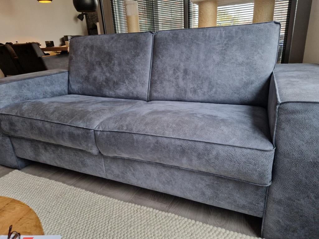 Bank 2.5 zit, Ophalen, Zo goed als nieuw, 200 tot 250 cm, Leer