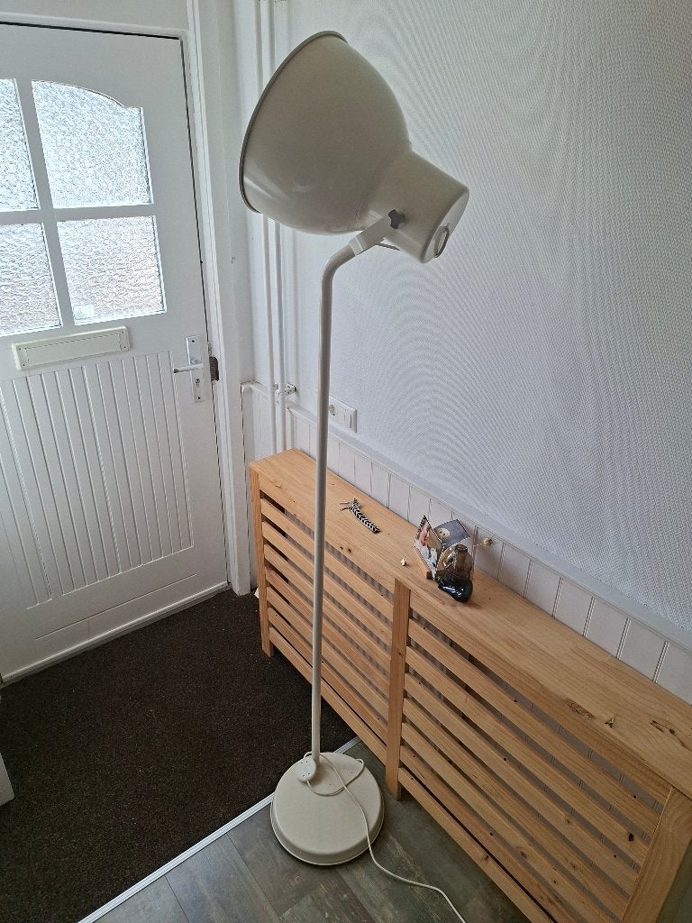 Industriële lamp, Ophalen, E27 (groot), Zo goed als nieuw, Metaal