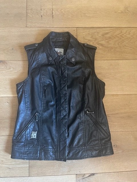 Harley Davidson leren hesje, Motoren, Ophalen of Verzenden
