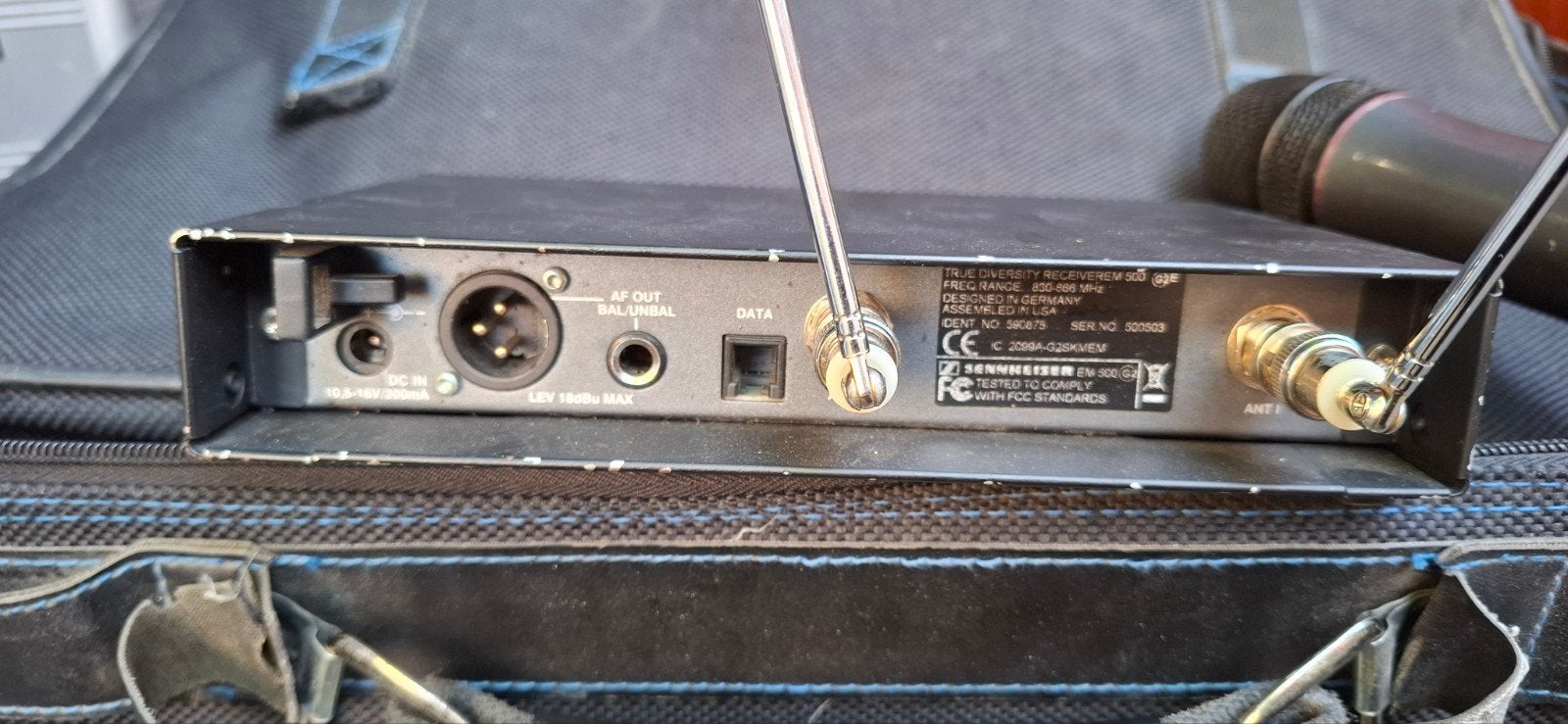 Sennheiser EW 500 G2 Draadloze Microfoon Set, Ophalen of Verzenden, Gebruikt, Zangmicrofoon, Draadloos