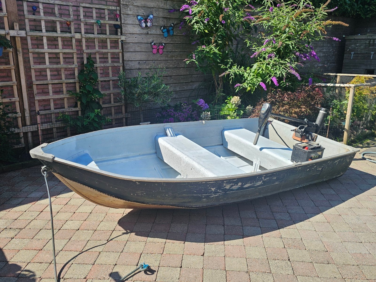 aluminium bootje, Watersport en Boten, Ophalen of Verzenden, Gebruikt