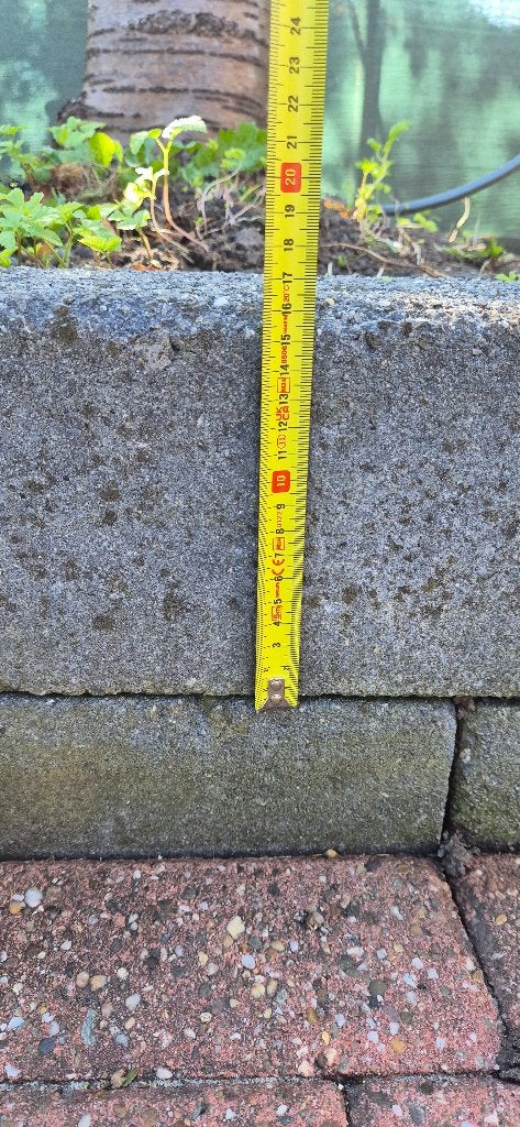 gebruikte stapelblokken 600x160x160 mm (+-200 stuk), Tuin en Terras, Ophalen, Gebruikt, Minder dan 5 m², Beton