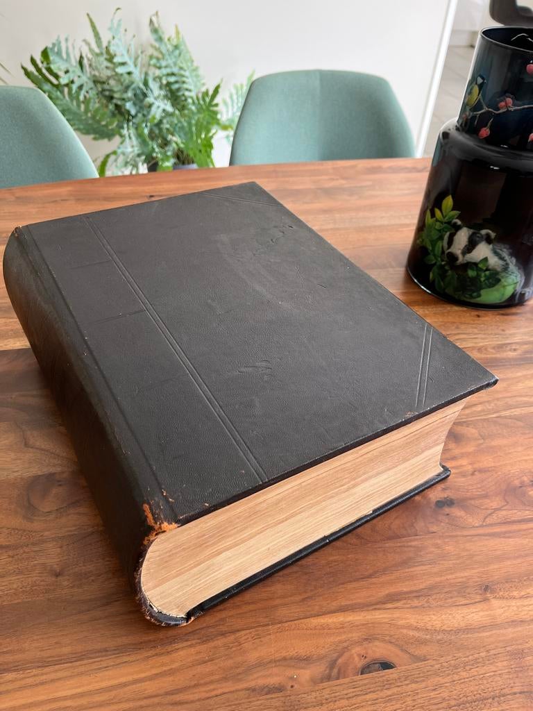 Antieke Bijbel - Statenvertaling 1855 met illustraties, Antiek en Kunst, Antiek | Boeken en Bijbels, Ophalen of Verzenden