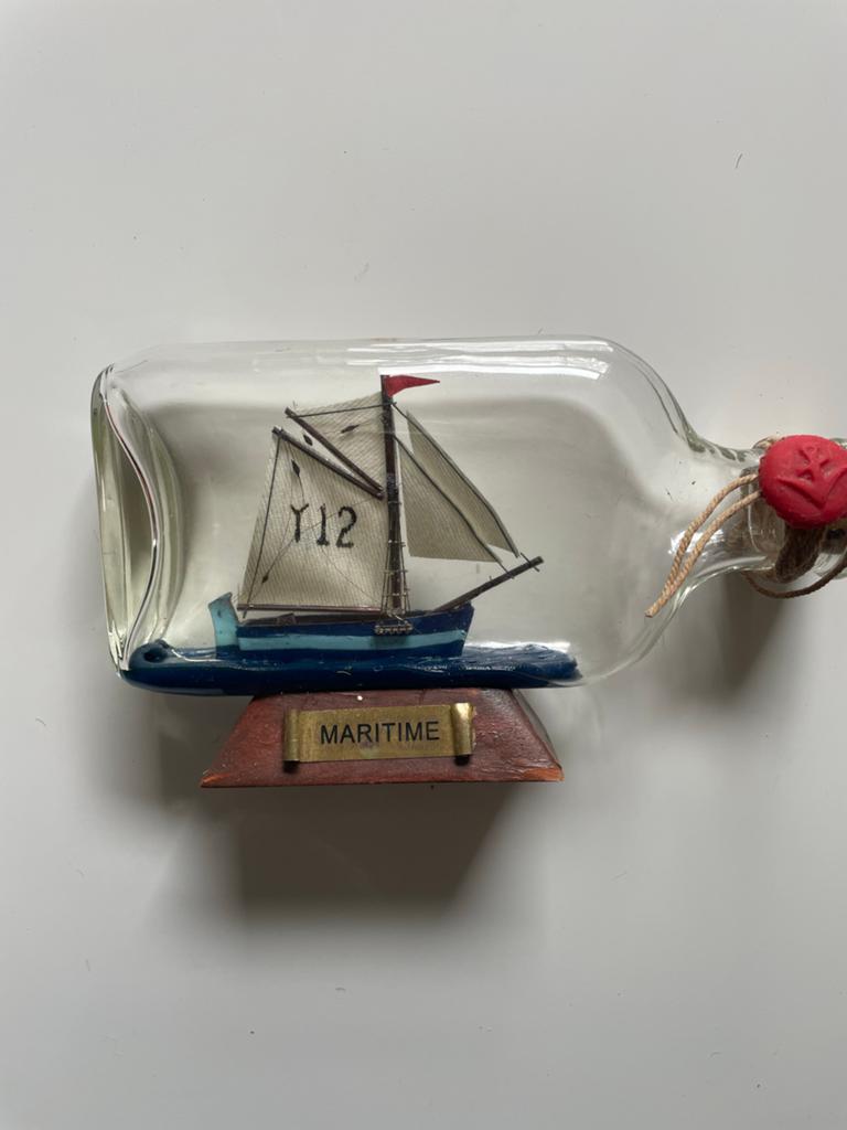 Boot in flesje, Ophalen of Verzenden
