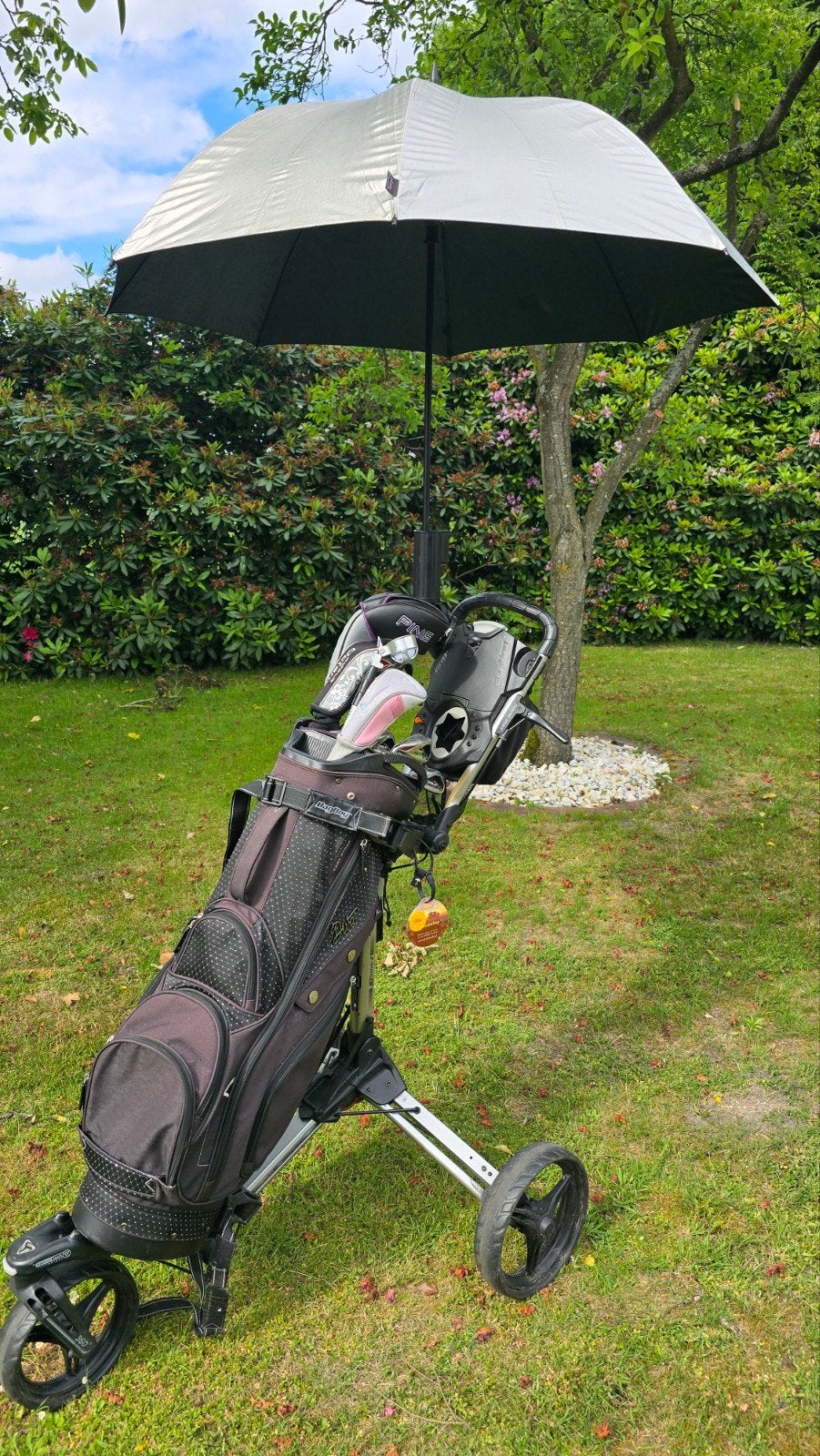 Golfset linkshandig-callaway diablo edge + sun mountain tas., Ophalen of Verzenden, Set