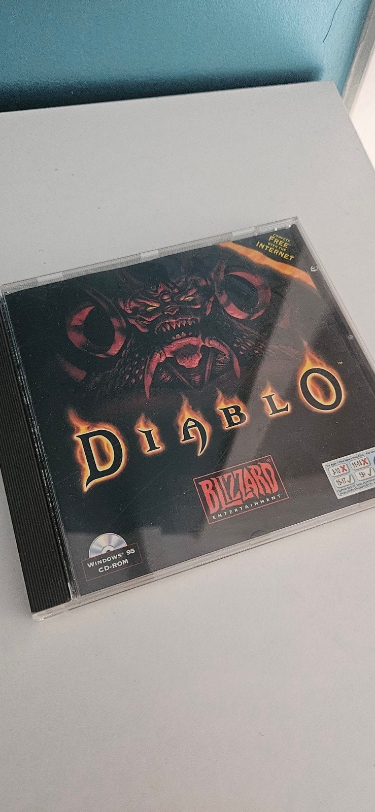 Diablo PC CD-ROM - Klassieke Actie-RPG voor Windows 95, Spelcomputers en Games, Online, Gebruikt, 1 speler, Ophalen of Verzenden