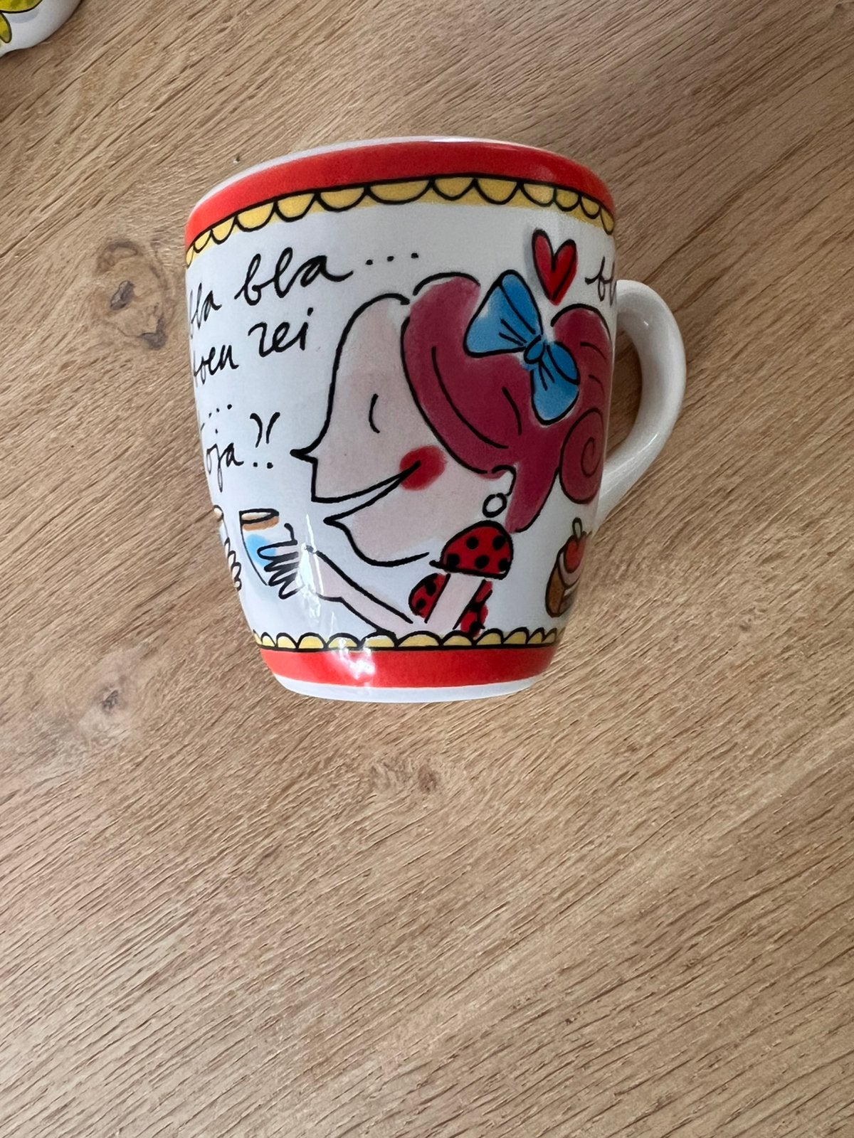Mok Blond Amsterdam, Vintage, Ophalen of Verzenden, Zo goed als nieuw, Kop(pen) en/of Schotel(s)