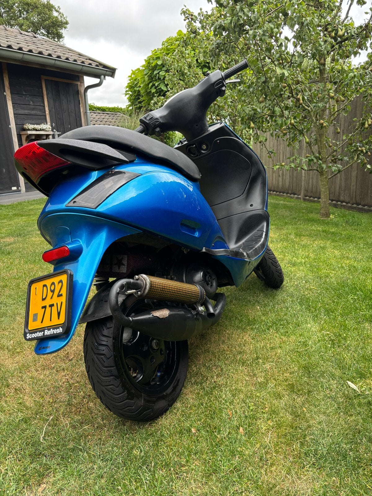 Piaggio Zip Scooter 70cc- Blauw, Hoogtoerig, Ophalen, Gebruikt, Maximaal 45 km/u, Benzine